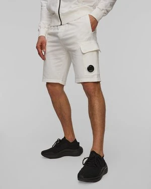 Szorty męskie C.P. Company Light Fleece Cargo Lens Shorts beżowe CP Company