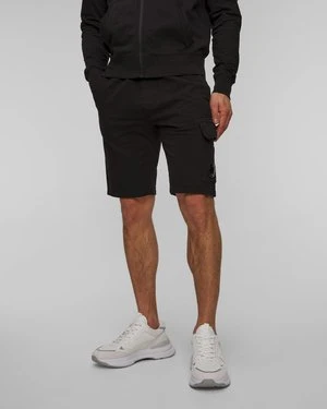 Szorty męskie C.P. Company Light Fleece Cargo Lens Shorts czarne CP Company