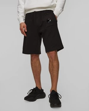 Szorty męskie C.P. Company Malfile Fleece Shorts czarne CP Company