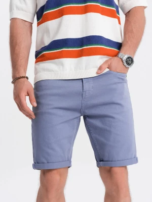 Zdjęcie produktu Szorty męskie CHINO - jasnoniebieskie V15 - Rozmiar: M Ombre Clothing