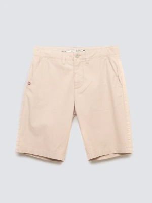 Szorty męskie chinosy jasnobeżowe Rossino 800 BIG STAR
