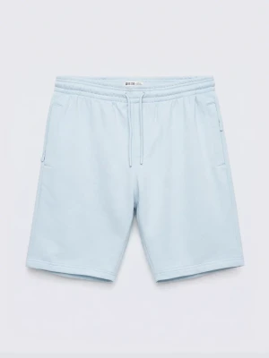 Szorty męskie dresowe jasnoniebieskie Luiss 400 BIG STAR