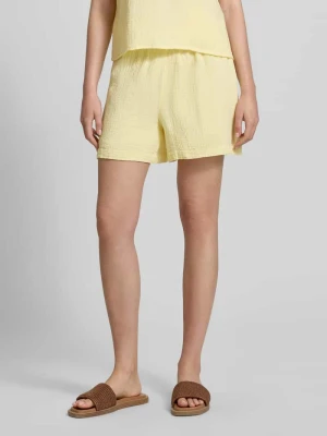 Szorty o kroju comfort fit z czystej bawełny model 'SASTINA' Pieces