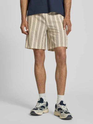 Szorty o kroju loose fit z czystej bawełny model 'CRUZ' Only & Sons Złamany biały