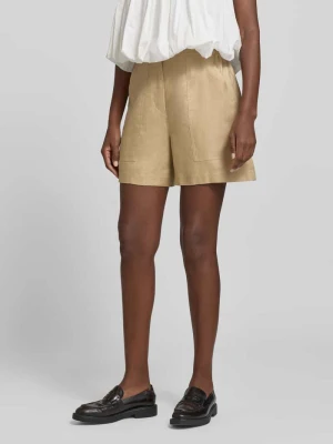 Szorty o kroju regular fit z czystego lnu model 'IVELETTA' Weekend Max Mara