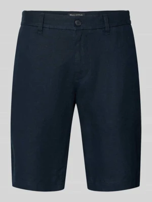 szorty o kroju regular fit z czystego lnu model 'RESO JOGGER' Marc O'Polo