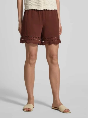 Szorty o kroju regular fit z czystej bawełny model 'GABBY' Vero Moda