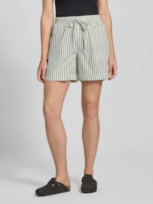 Szorty o kroju regular fit z czystej bawełny model ‘TAELYN’ Pieces