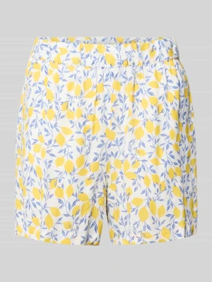 Szorty o kroju regular fit z czystej wiskozy model 'BARRI' Pieces