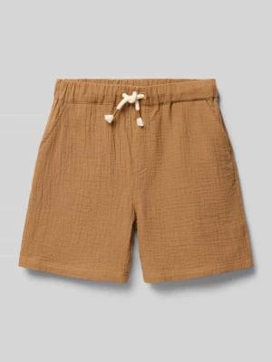 Szorty o kroju regular fit z detalem z logo Steiff