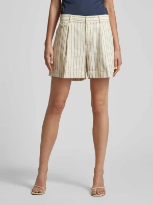 Szorty o kroju regular fit z dodatkiem lnu Lauren Ralph Lauren