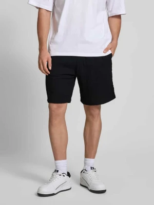 Szorty o kroju regular fit z elastycznym pasem REVIEW