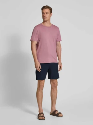 Szorty o kroju regular fit z fakturowanym wzorem model ‘Ediiz’ JOOP! Granatowy