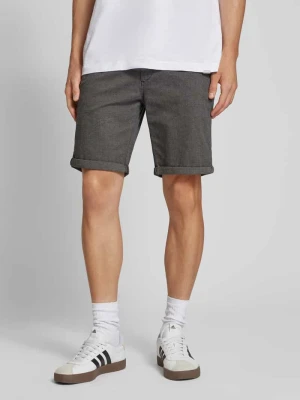 Szorty o kroju regular fit z fakturowanym wzorem model ‘FURY’ jack & jones