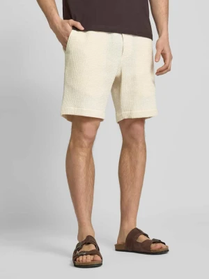 Szorty o kroju regular fit z fakturowanym wzorem model ‘Hiro’ Strellson