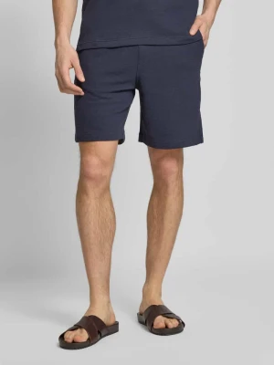 Szorty o kroju regular fit z fakturowanym wzorem model ‘SARDAALF’ ECOALF