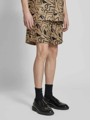 Szorty o kroju regular fit z fakturowanym wzorem model ‘TEL’ Only & Sons