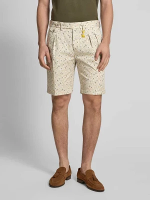 Szorty o kroju regular fit z kieszenią z patką Manuel Ritz