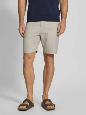 Szorty o kroju regular fit z kieszeniami z tyłu model ‘Seasonal core’ Scotch & Soda