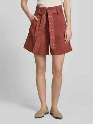 Szorty o kroju regular fit z mieszanki bawełny model 'C_TULINA' Boss Orange