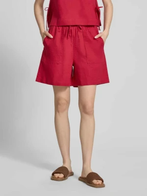 Szorty o kroju regular fit z mieszanki lnu i bawełny Marc O'Polo DENIM