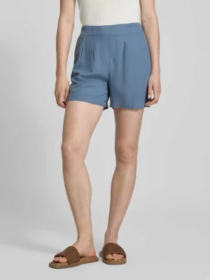 Szorty o kroju regular fit z mieszanki wiskozy i lnu model ‘JESMILO’ Vero Moda