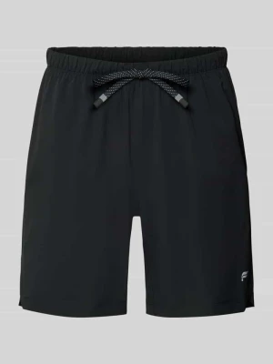 Szorty o kroju regular fit z nadrukiem z logo Fabletics