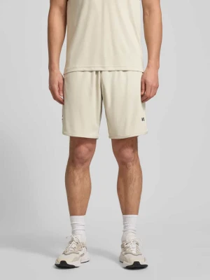 Szorty o kroju regular fit z napisem z logo model ‘TOC SPIN 9 INCH’ BOSS Green