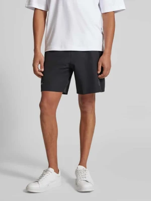 Szorty o kroju regular fit z naszywką logo model ‘VENTUS7’ EA7 Emporio Armani