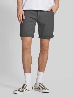 Szorty o kroju regular fit z paskiem model ‘NEBRASKA’ Redefined Rebel