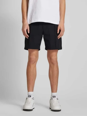 Szorty o kroju regular fit z przeszytym kantem model ‘Hex-Series’ Balr.