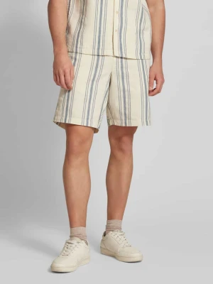 Szorty o kroju regular fit z tunelem model ‘MILES’ Blend