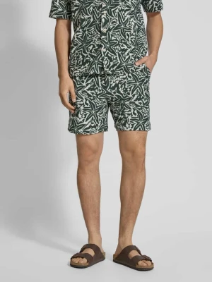 Szorty o kroju regular fit z tunelem model ‘Tony’ Shiwi