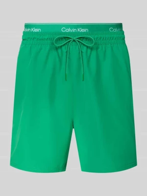 szorty o kroju regular fit z wbudowanymi figami Calvin Klein Underwear