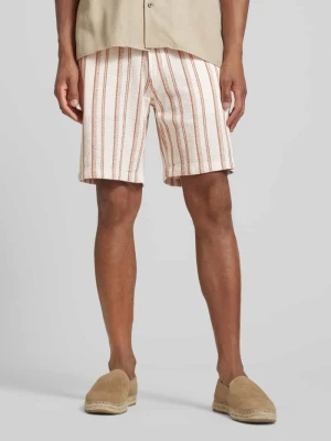 Szorty o kroju regular fit z wpuszczanymi kieszeniami model ‘WEST’ Selected Homme