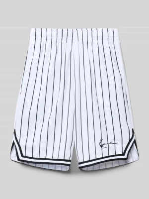 Szorty o kroju regular fit z wyhaftowanym logo Karl Kani