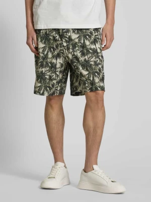Szorty o kroju regular fit ze szlufkami na pasek Armani Exchange