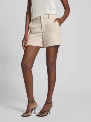 Szorty o kroju regular fit ze szlufkami na pasek model ‘FRIDA’ Vero Moda