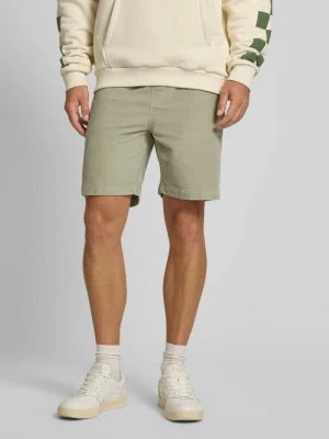 Szorty o kroju regular fit ze sztruksu Mazine
