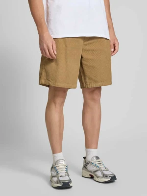 Szorty o kroju regular fit ze sztruksu z elastycznym pasem model ‘BILL’ jack & jones