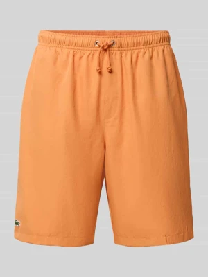 Szorty o kroju relaxed fit Sport z wyhaftowanym logo Lacoste Sport