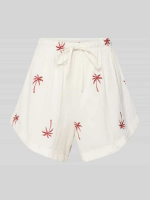 Szorty o kroju relaxed fit z czystej bawełny model 'KIANA' Pieces