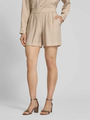 Szorty o kroju relaxed fit z efektem marszczenia model ‘Kelly’ My Essential Wardrobe