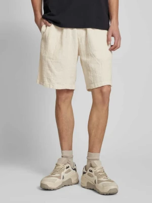 Szorty o kroju relaxed fit z efektem marszczenia REVIEW