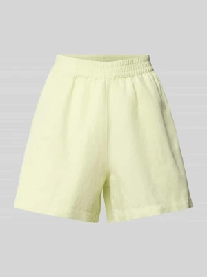 Szorty o kroju relaxed fit z mieszanka lnu i wiskozy model 'TALLAN' Boss Orange