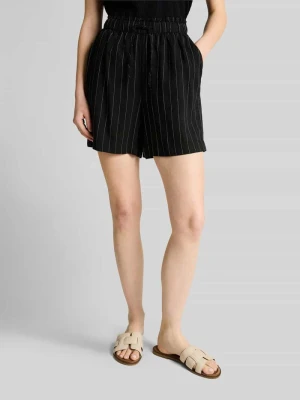 Szorty o kroju relaxed fit z mieszanki wiskozy i lnu Tom Tailor Denim