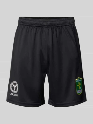 szorty o kroju relaxed fit z nadrukiem z logo COLUCCI