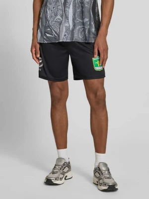 szorty o kroju relaxed fit z nadrukiem z logo COLUCCI