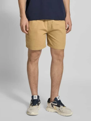 Szorty o kroju relaxed fit z paskiem model ‘Choi’ WOODBIRD