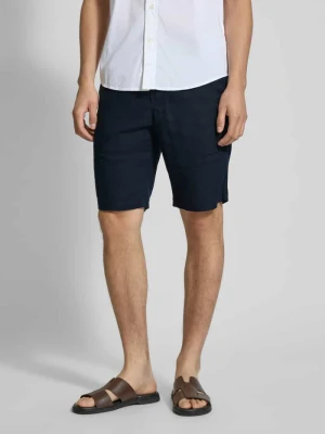 Szorty o kroju relaxed slim fit z mieszanki lnu Tommy Hilfiger
